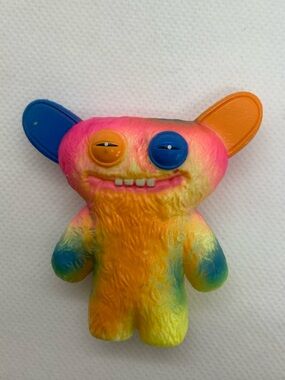 PMI Kids Fuggler Grin Grin Multi Rainbow Monster Figure Series 1 Collectable